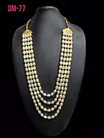 Traditional off white Tumblr beads, four layer Dulha Mala