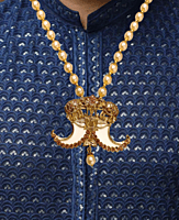 Puligoru Pendents & Perl Mala, With Adjustable Cord, For-Adult(12 inch Height)